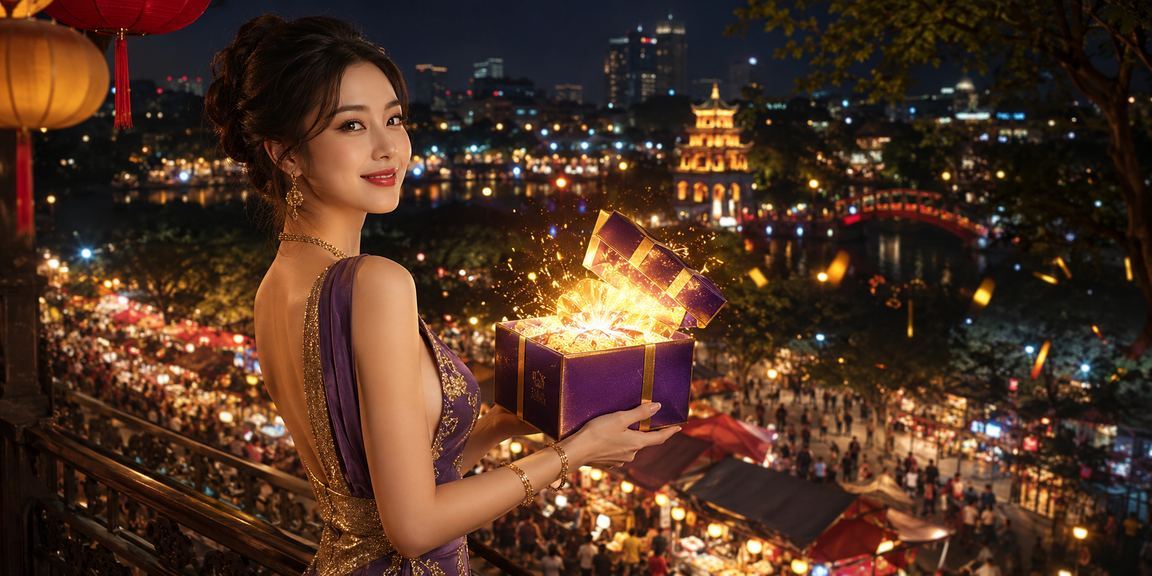 Cảnh đêm Hà Nội với người dùng trải nghiệm casino online 16500