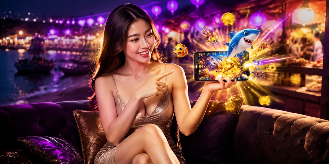 Chợ đêm Mũi Né với hoạt động giải trí ban đêm và game bắn cá