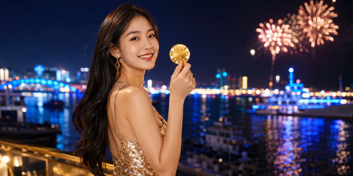 Không gian giải trí casino và bãi biển Vũng Tàu trong đêm sôi động